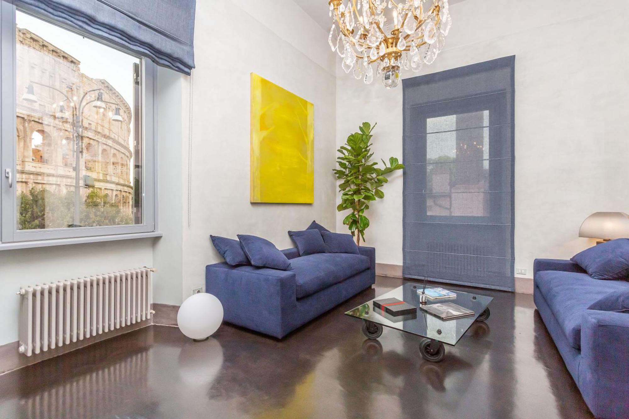Iconic Apartment With Unique Colosseum View 罗马 外观 照片